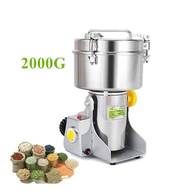 Moulin électrique multifonction 2 kg – céréales, épices et café