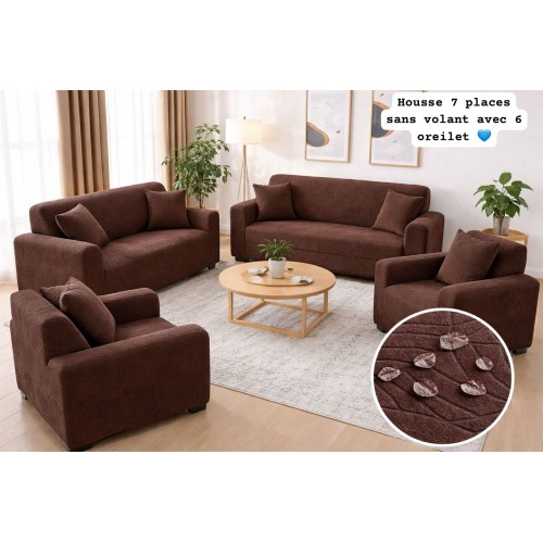 Ensemble  Housse de fauteuil luxe 7 places 2