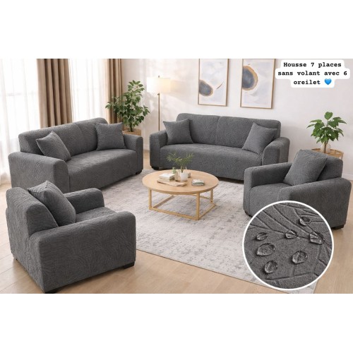 Ensemble  Housse de fauteuil luxe 7 places