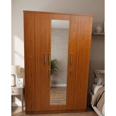 Armoire  Designs  – 3 portes, 2 tiroirs avec miroir – Finition pin ou chêne clair