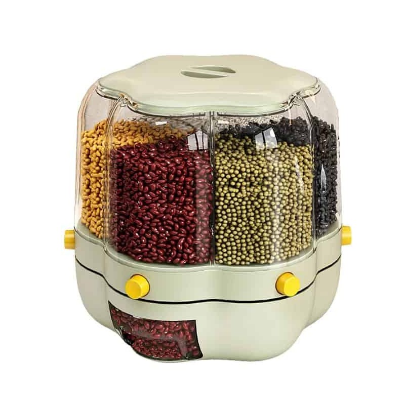 Distributeur de Riz Rotatif 10L – Organisation et Fraîcheur au Quotidien