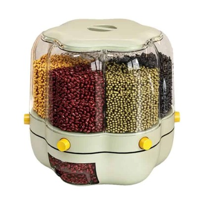 Distributeur de Riz Rotatif 10L – Organisation et Fraîcheur au Quotidien