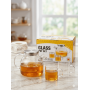 Service à Thé en Verre  avec Théière 1L et 2 Tasses