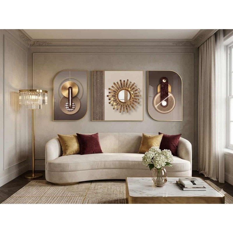 Tableau VIP 3 Pièces Grand Format (1m40 x 60 cm) Plusieurs Motifs