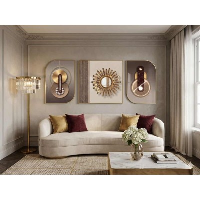 Tableau VIP 3 Pièces Grand Format (1m40 x 60 cm) Plusieurs Motifs