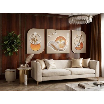 Tableau VIP 3 Pièces Grand Format (1m40 x 60 cm) Plusieurs Motifs