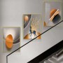 Tableaux Triptyques Modernes – Ensemble de 3 Cadres Muraux Abstraits et Contemporains