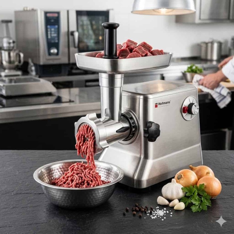 Hachoir à Viande Semi-Professionnel en Inox | Puissant & Robuste