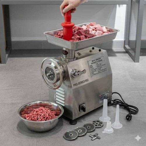 Hachoir à viande professionnel à usage commercial MK-32