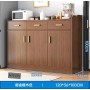 Buffet de Cuisine Moderne 120cm - Meuble de Rangement Micro-ondes Effet Bois