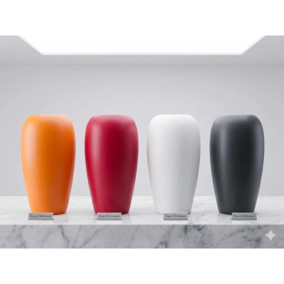 Vase Moderne pour Fleurs et Herbes de la Pampa – Style Scandinave