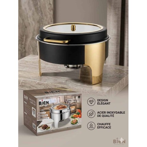 Chafing Dish Acier Inoxydable de Qualité | Buffet de Luxe