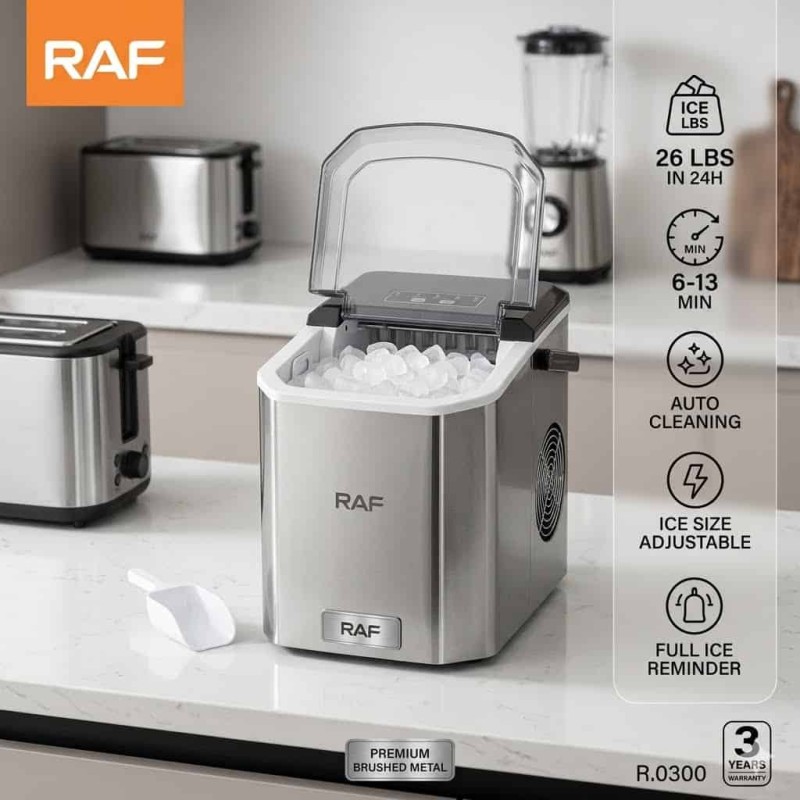 Machine à Glaçons Compacte RAF pour un Été au Frais