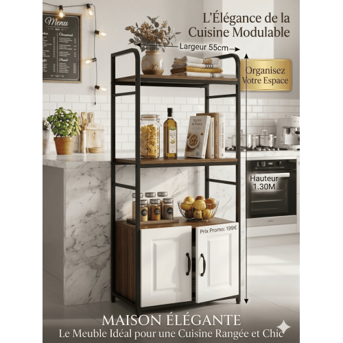 Meuble de Cuisine  Maison Élégante – L'alliance parfaite entre rangement et design chic