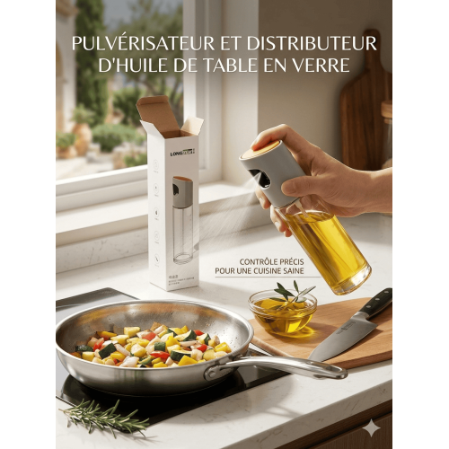 Pulvérisateur d’Huile en Verre  Le Guide pour une Cuisine Saine