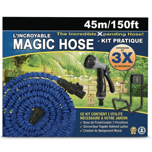 Tuyau d'Arrosage Extensible 45m Magic Hose | Jardin Facile