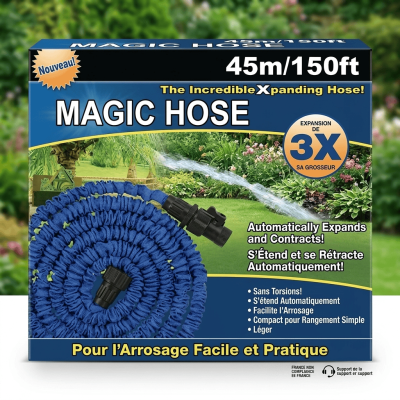 Tuyau d'Arrosage Extensible 45m Magic Hose | Jardin Facile
