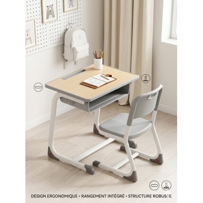 Bureau Enfant Style Scandinave : Allier Design Épuré et Confort d'Étude
