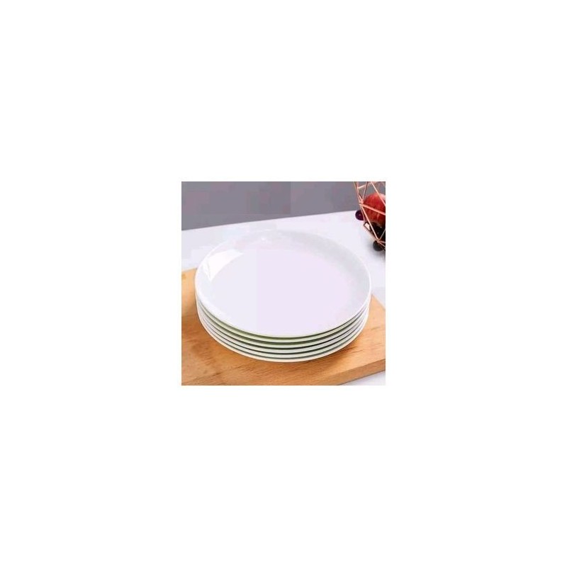 lot De 6 Assiettes Porcelaine-blanc creuse