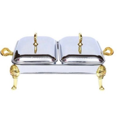 Chafing dish Acier Inoxydable   2 X 1.8 Litres
