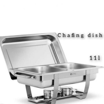 Chafing dish 2 compartiments 12L