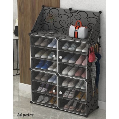 Étagère à Chaussures Modulable 24 paire