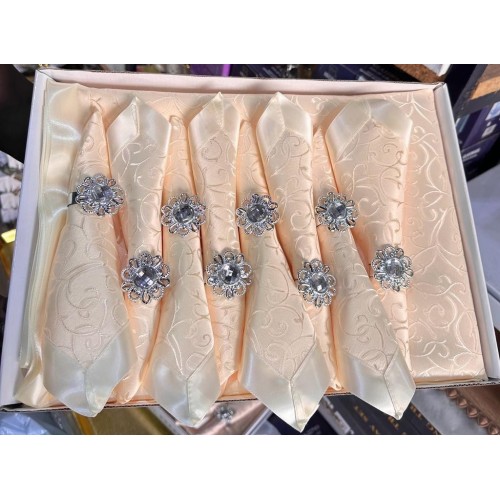 Nappe et 8 serviettes 3D  (150 x 220 cm) 9 pcs 2