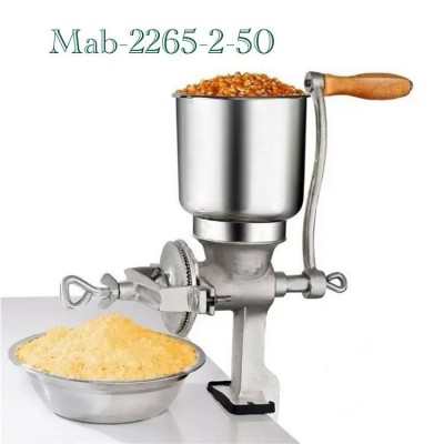 Moulin Manuel à Grains et Céréales en Fonte d'Aluminium