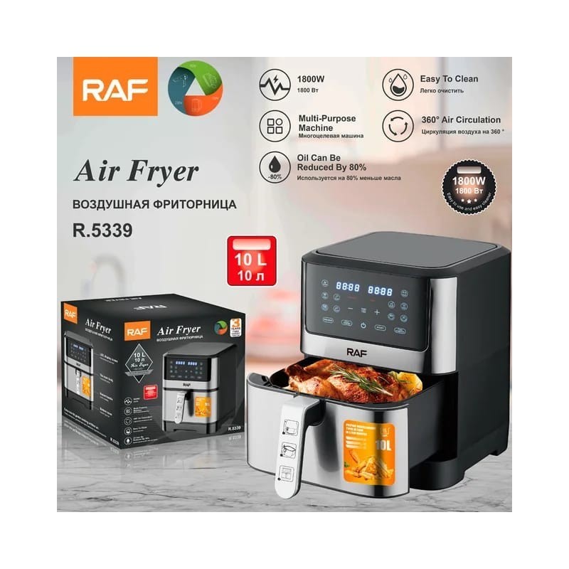 Friteuse RAF sans huile - 10 litres Écran tactile