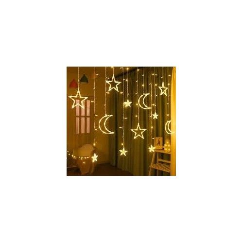 Rideau Lumineux Intérieur Étoile Lune