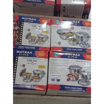 Ensemble  bols thermos 24h INOX 3 pcs