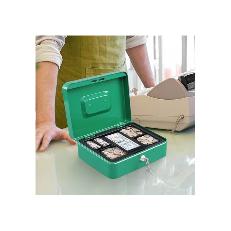 Coffre-fort avec serrure, Porte-monnaie en métal