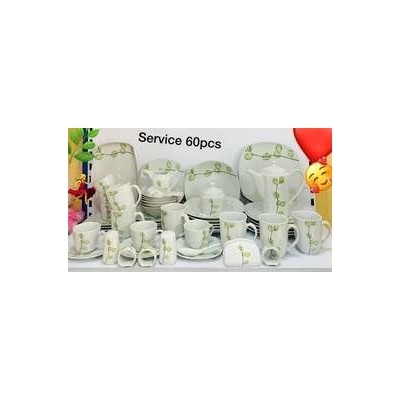 Service 60 Pièces  en porcelaine