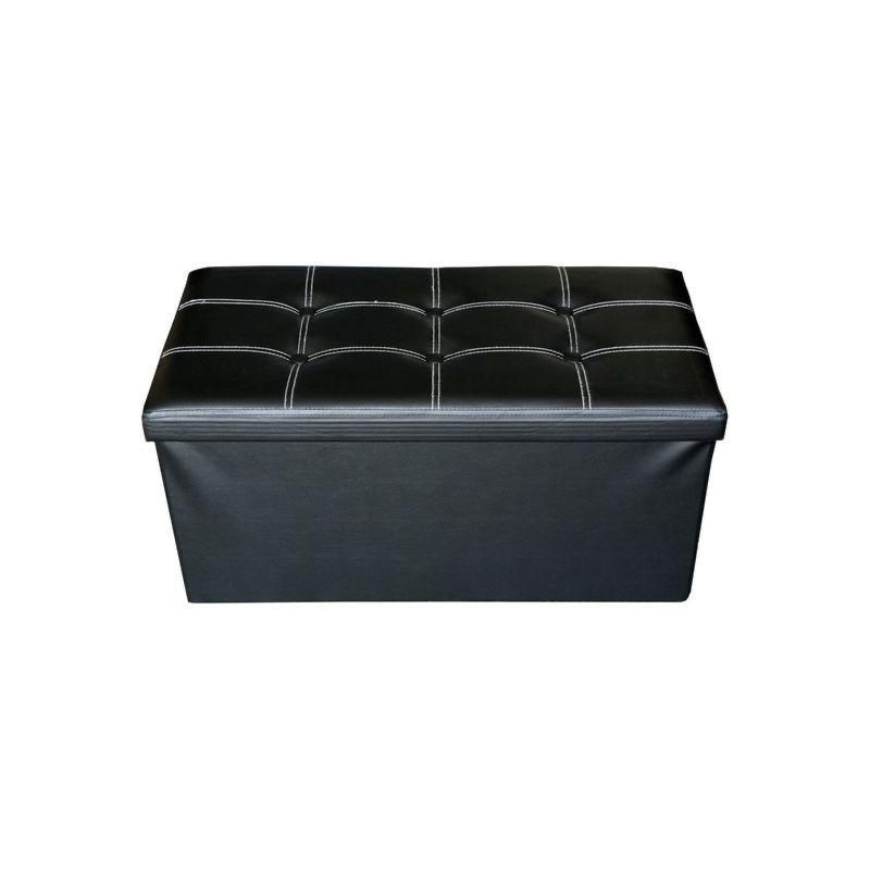 Canapé Pouf avec coffre de rangement 2 PLACES