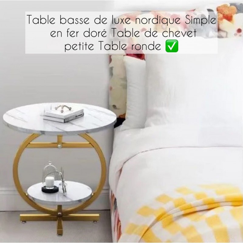 Table d'appoint ronde simple