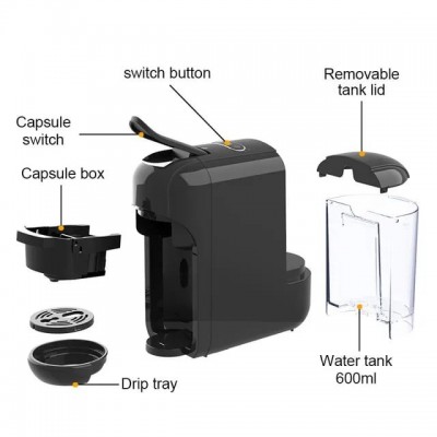 machine à café à capsules et poudre multifonction